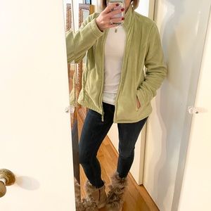 Telluride Clothing Co Lime Fleece Full Zip Jacket